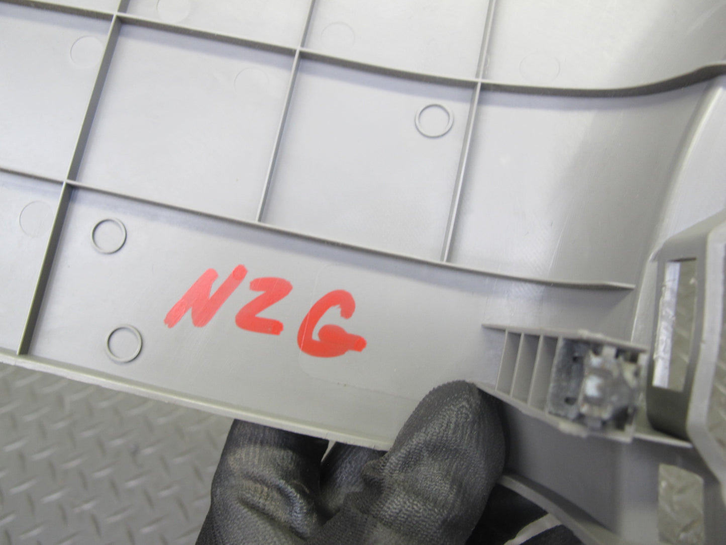 03-09 Nissan 350Z Z33 Set of 2 Front Left & Right Kick Trim Cover Gray OEM