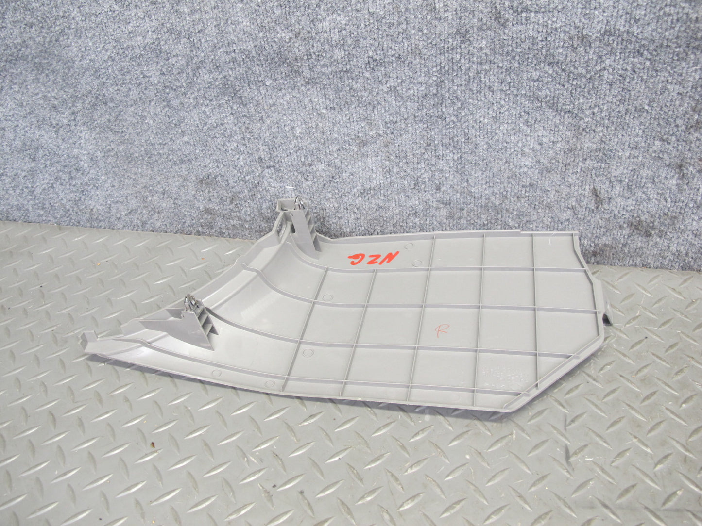 03-09 Nissan 350Z Z33 Set of 2 Front Left & Right Kick Trim Cover Gray OEM