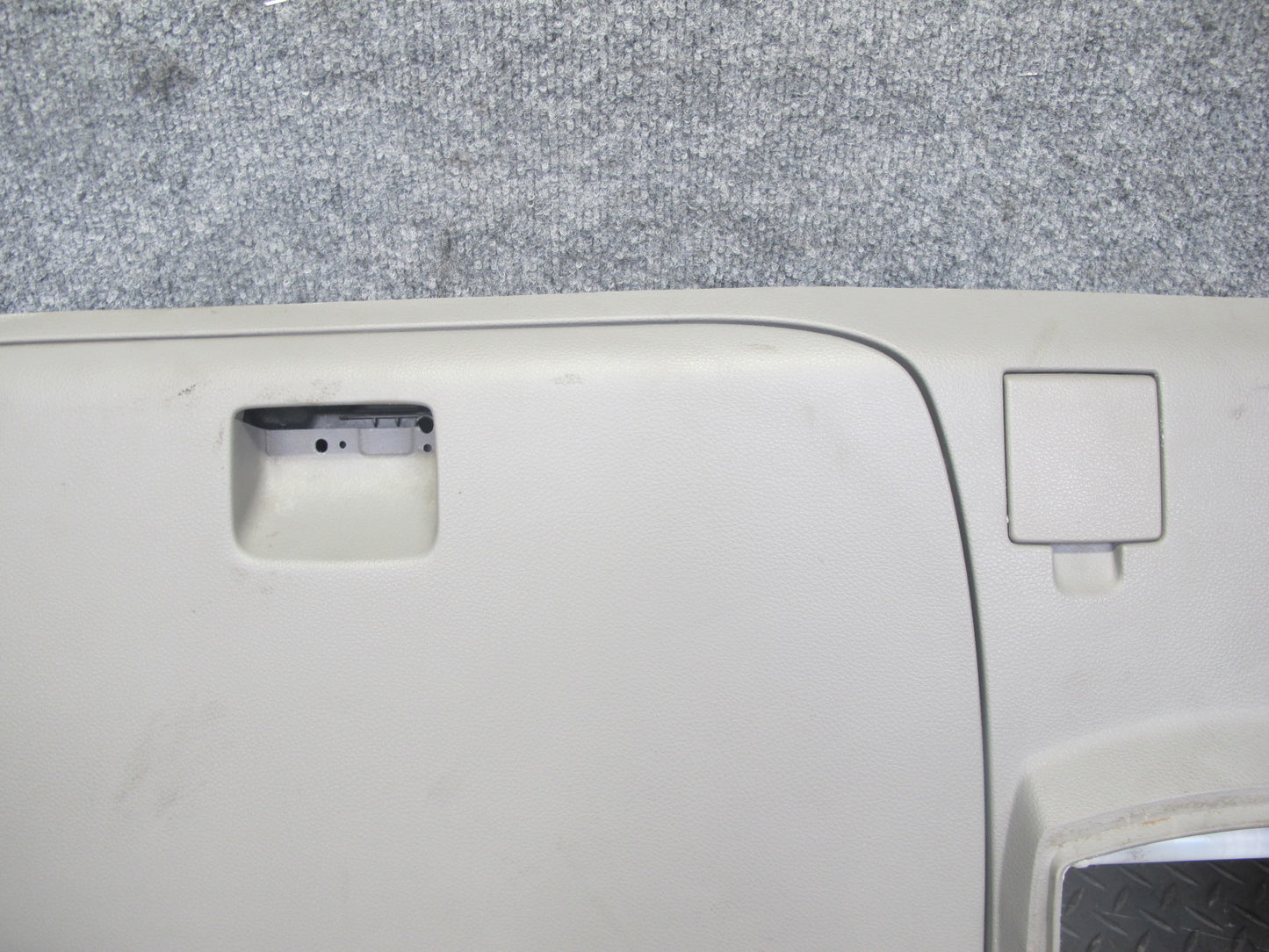 04-09 Nissan 350Z Z33 Conv Rear Behind Seat Luggage Storage Trim Cover Gray OEM