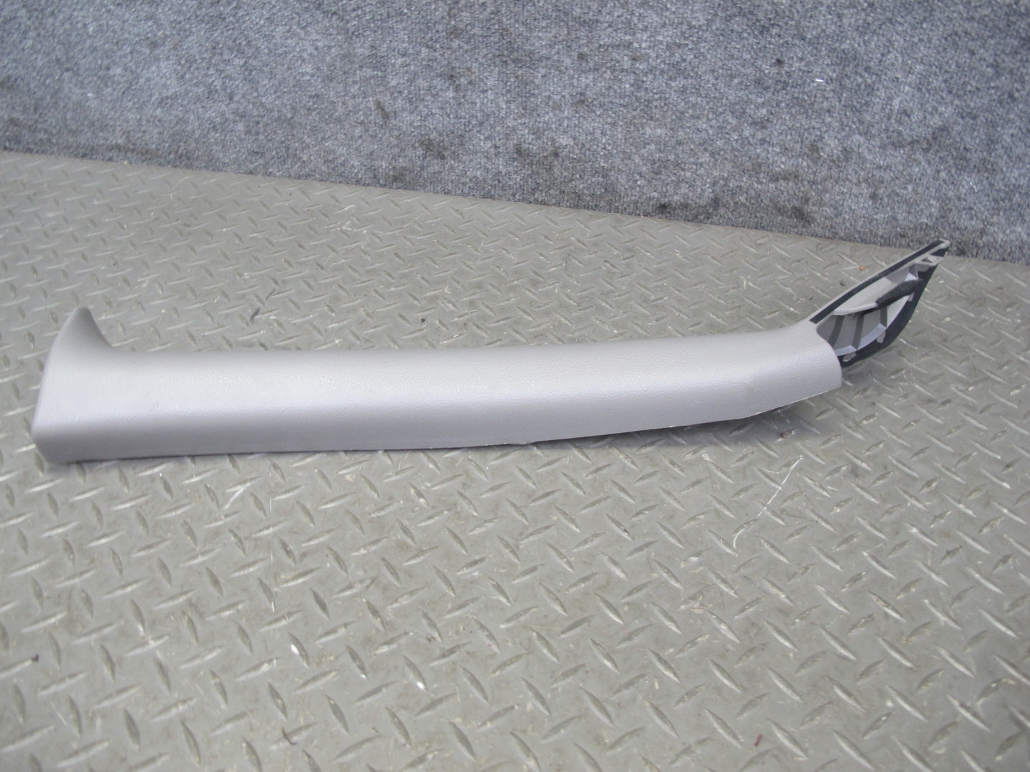 04-08 Nissan 350Z Convert Left & Right Interior A Pillar Trim Cover Gray Set OEM