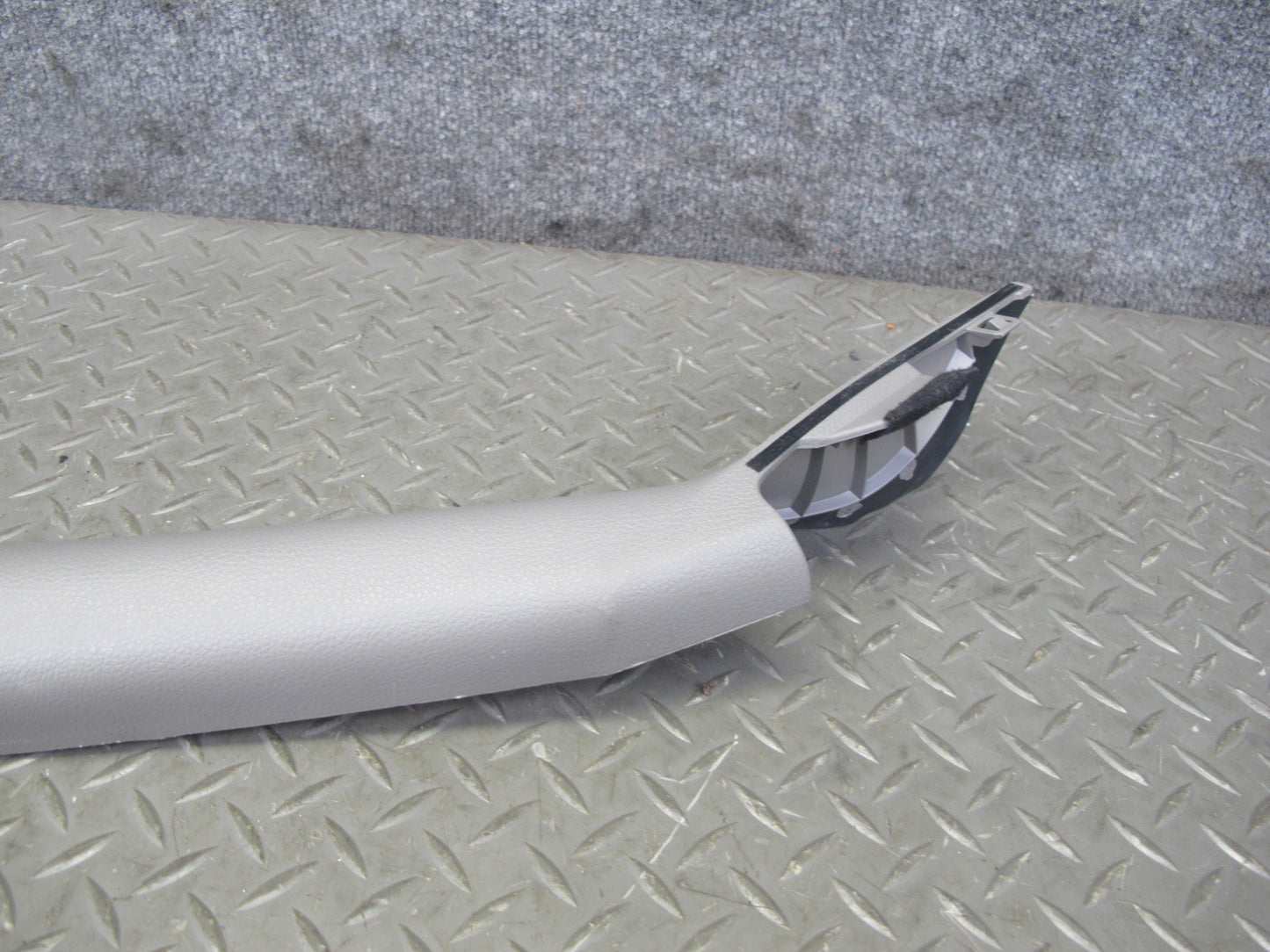 04-08 Nissan 350Z Convert Left & Right Interior A Pillar Trim Cover Gray Set OEM