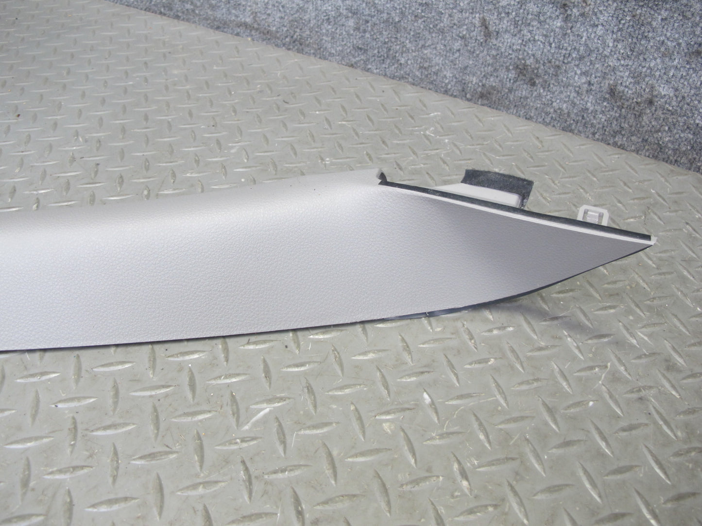 04-08 Nissan 350Z Convert Left & Right Interior A Pillar Trim Cover Gray Set OEM