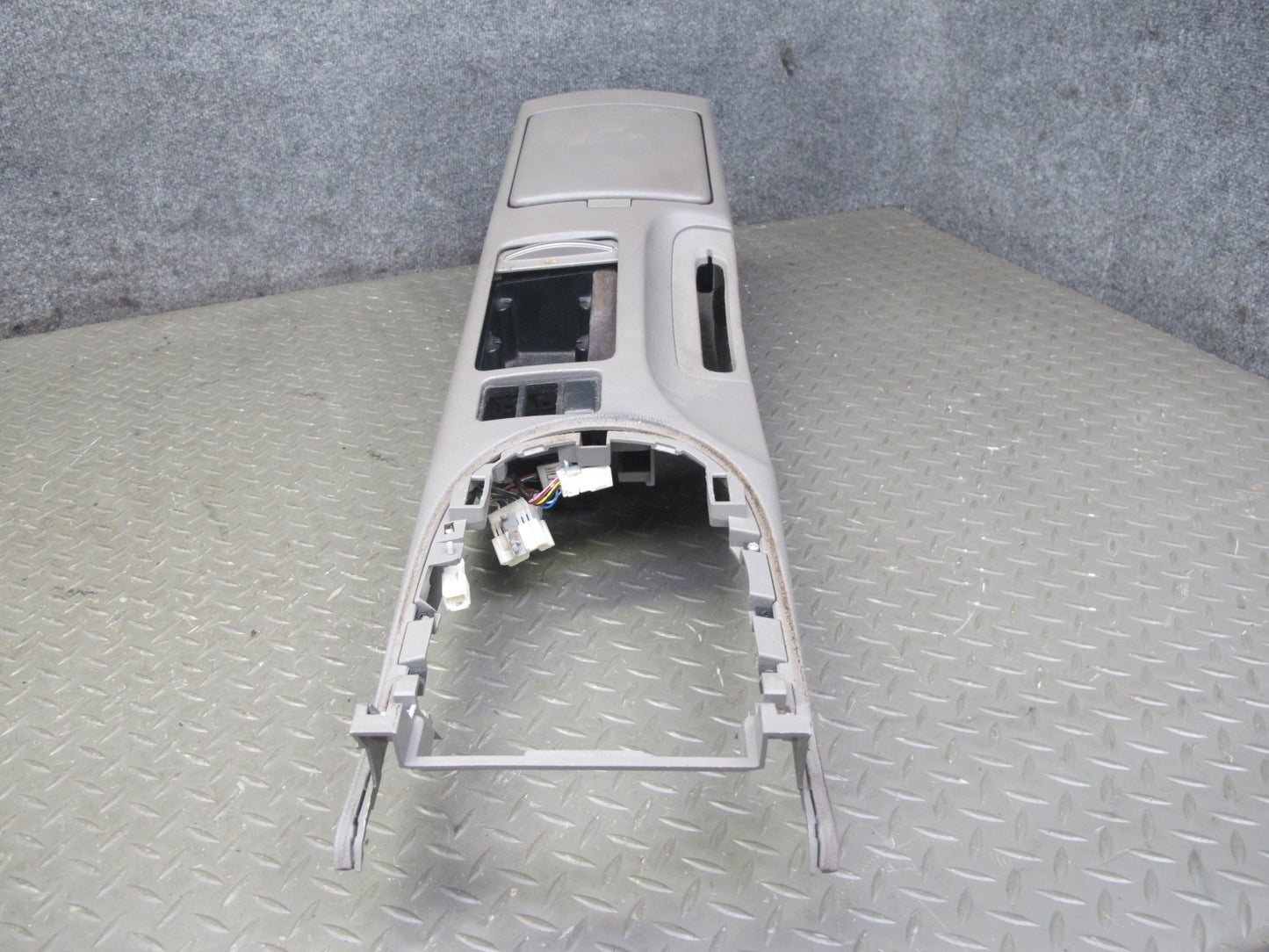 07-09 Nissan 350Z Z33 Convertible A/T Center Console Trim Cover Panel Gray OEM