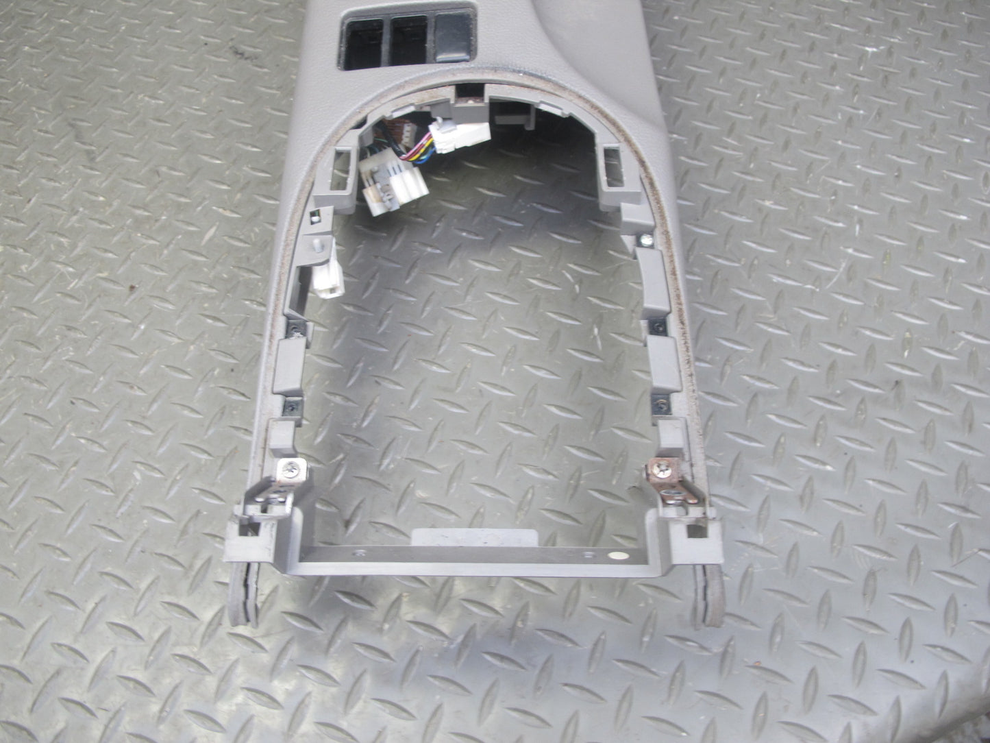 07-09 Nissan 350Z Z33 Convertible A/T Center Console Trim Cover Panel Gray OEM