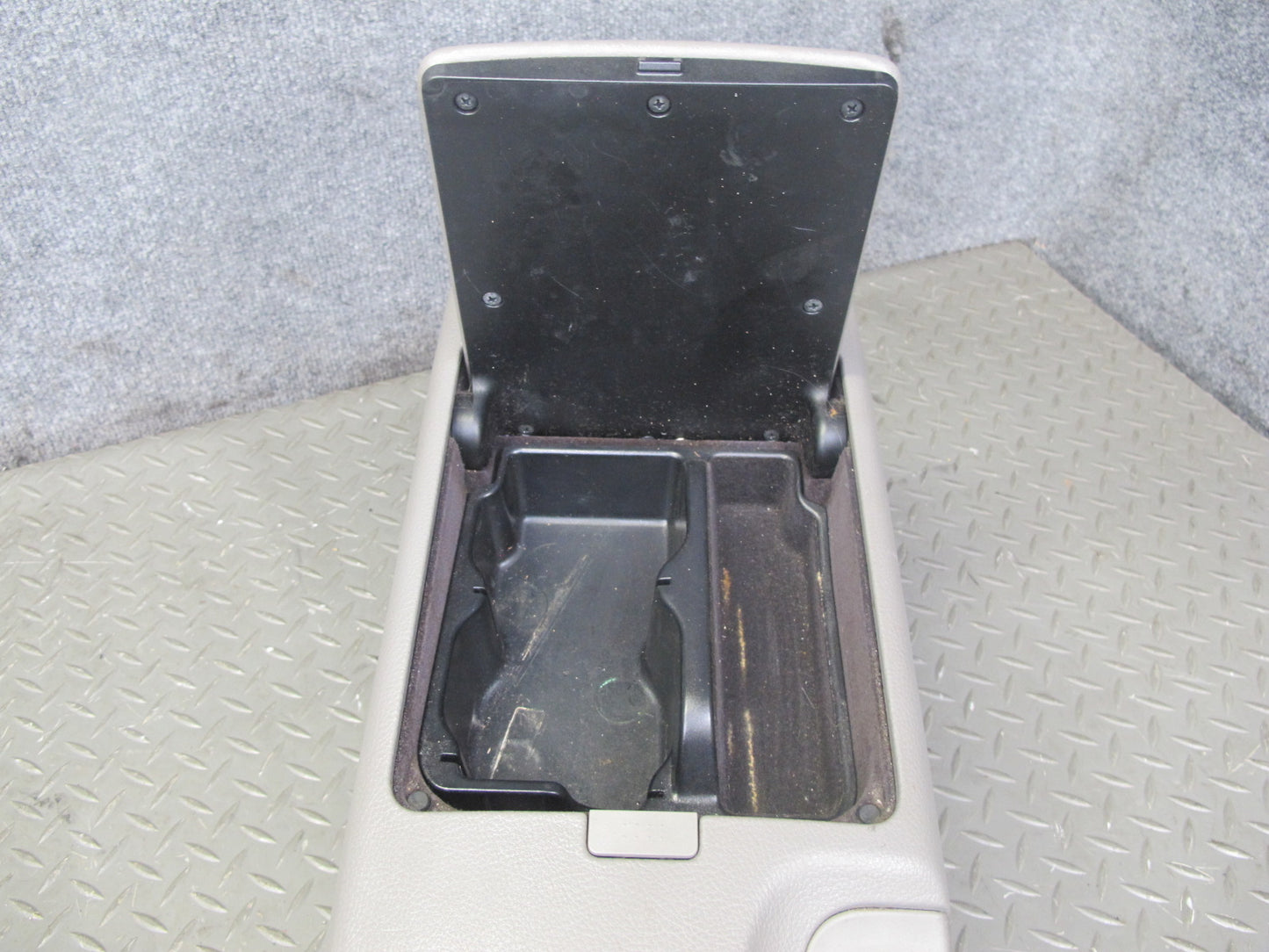 07-09 Nissan 350Z Z33 Convertible A/T Center Console Trim Cover Panel Gray OEM