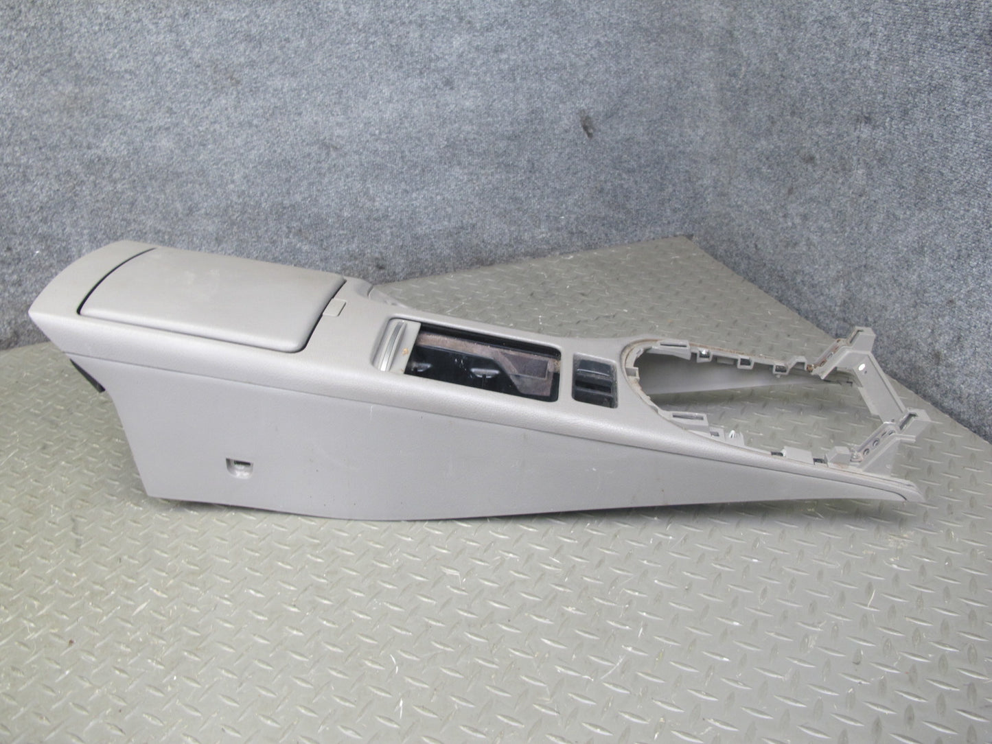 07-09 Nissan 350Z Z33 Convertible A/T Center Console Trim Cover Panel Gray OEM