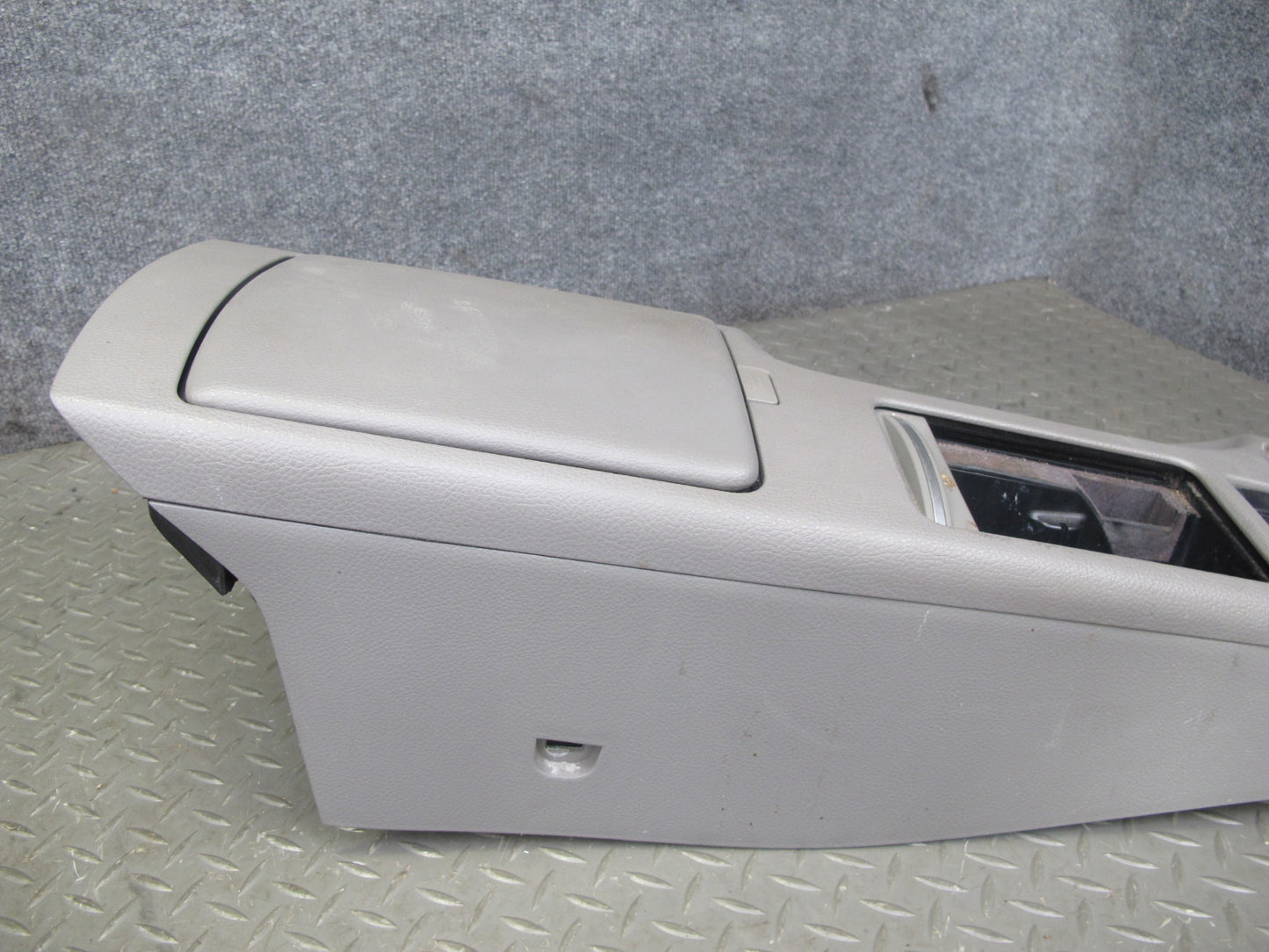 07-09 Nissan 350Z Z33 Convertible A/T Center Console Trim Cover Panel Gray OEM