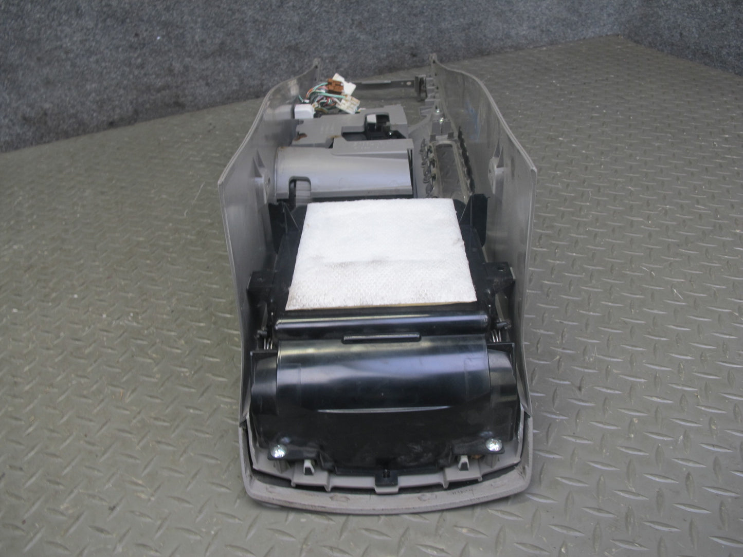 07-09 Nissan 350Z Z33 Convertible A/T Center Console Trim Cover Panel Gray OEM