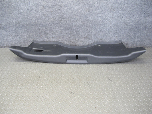 04-09 Nissan 350Z Z33 Convertible Rear Trunk Latch Trim Cover Panel Black OEM
