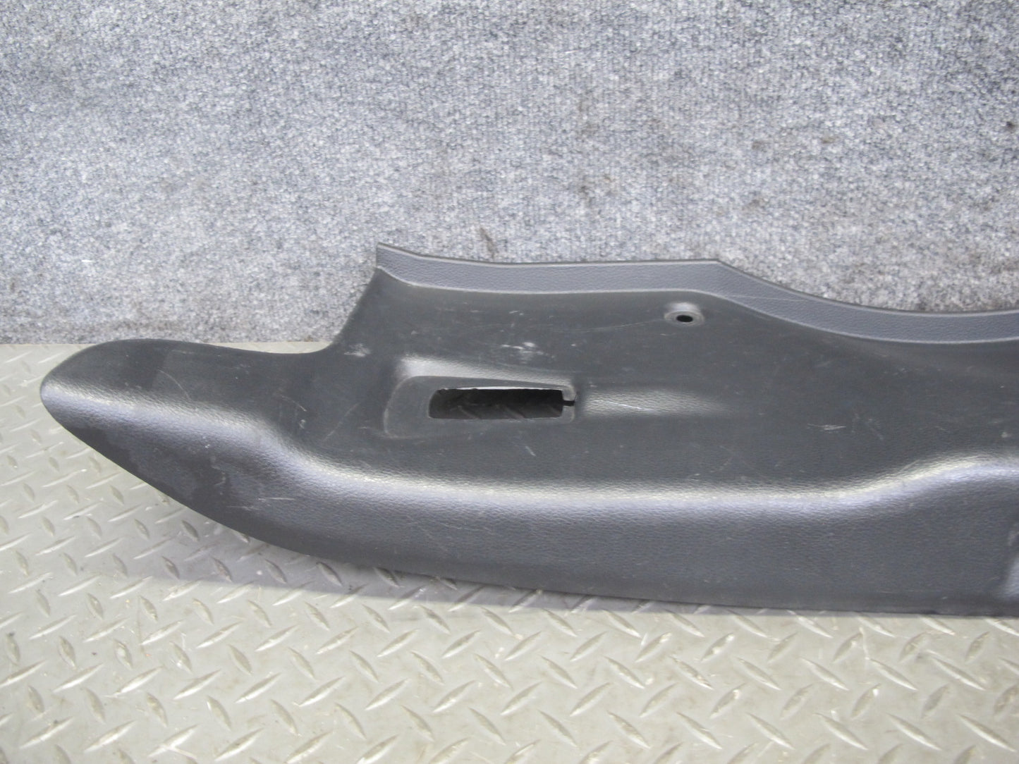 04-09 Nissan 350Z Z33 Convertible Rear Trunk Latch Trim Cover Panel Black OEM