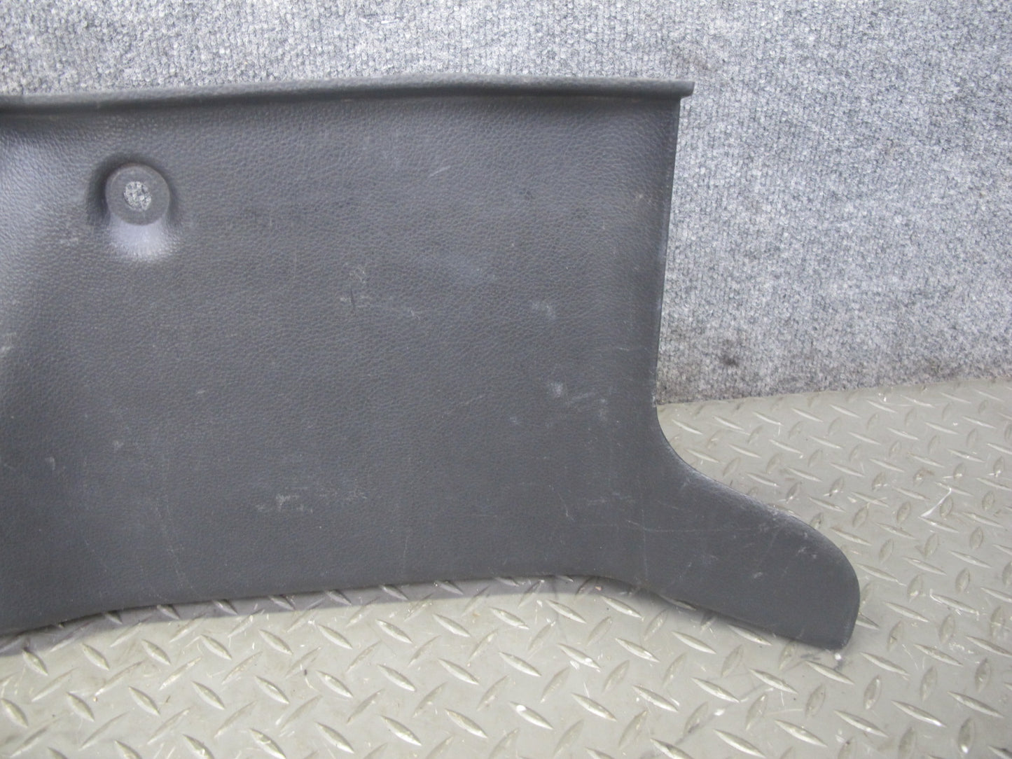 04-09 Nissan 350Z Z33 Convertible Rear Trunk Latch Trim Cover Panel Black OEM