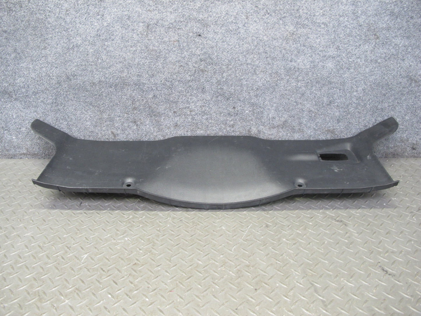 04-09 Nissan 350Z Z33 Convertible Rear Trunk Latch Trim Cover Panel Black OEM