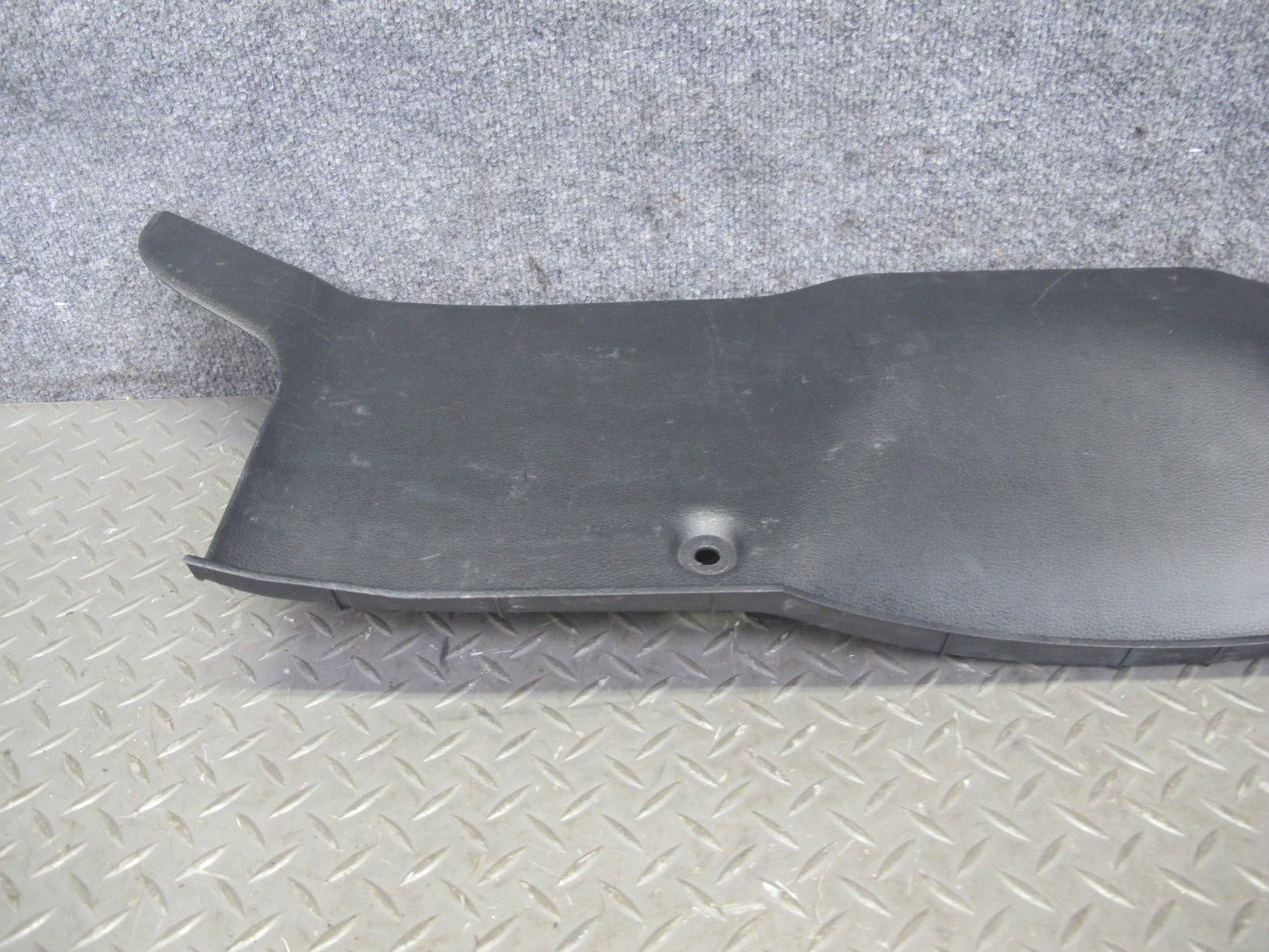 04-09 Nissan 350Z Z33 Convertible Rear Trunk Latch Trim Cover Panel Black OEM