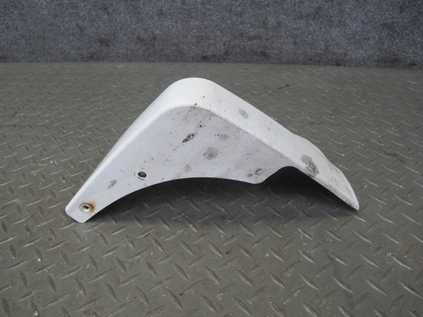 03-08 Nissan 350Z Z33 Set of 2 Rear Left & Right Bumper MUD Flap Guard White OEM