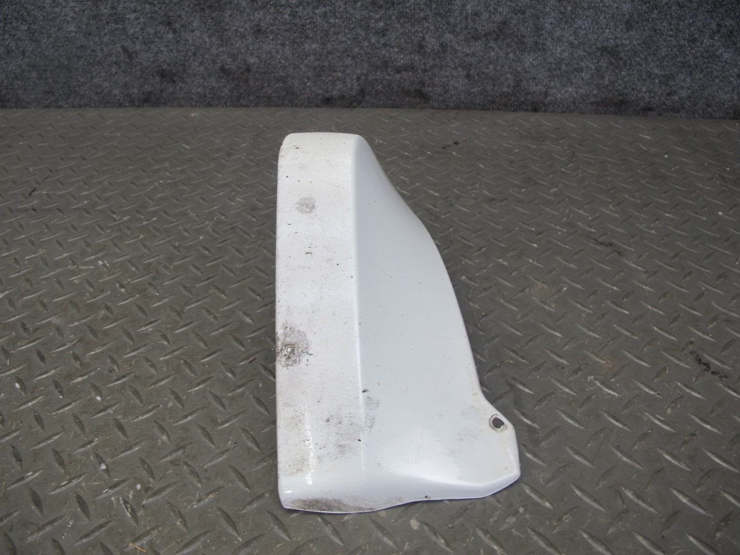 03-08 Nissan 350Z Z33 Set of 2 Rear Left & Right Bumper MUD Flap Guard White OEM
