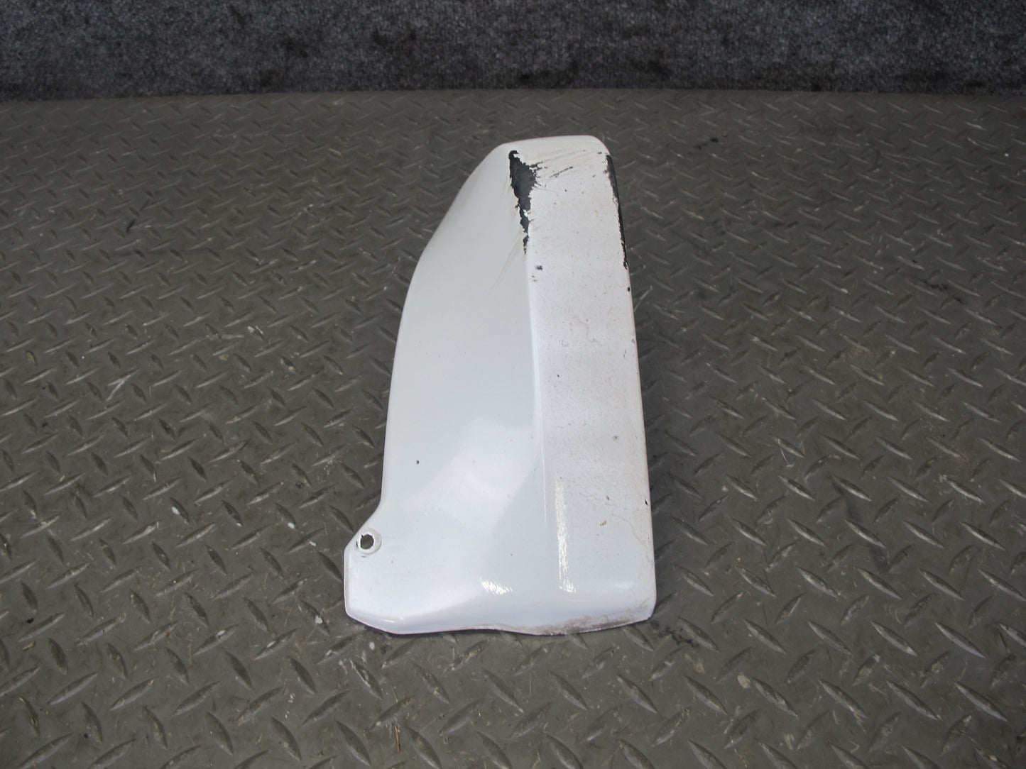 03-08 Nissan 350Z Z33 Set of 2 Rear Left & Right Bumper MUD Flap Guard White OEM