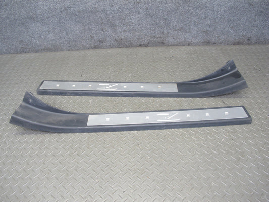 07-09 Nissan 350Z Z33 Set of 2 Left & Right Door Scuff Kick Plate Trim Panel OEM
