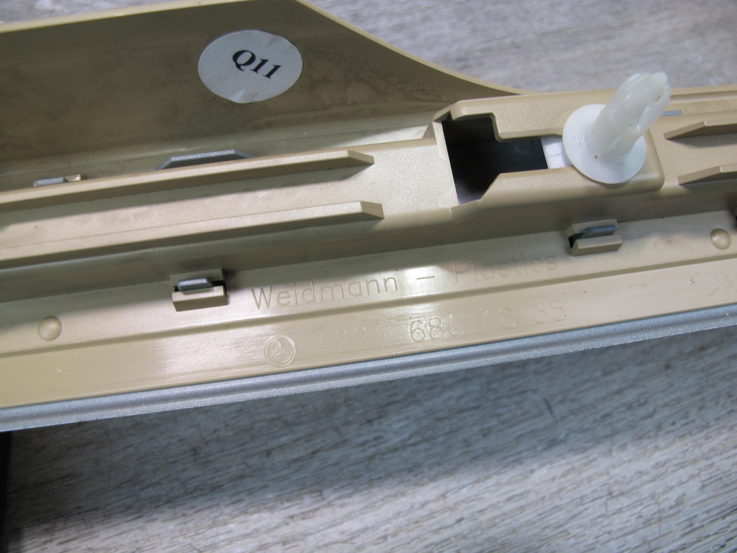 07-13 Mercedes W221 S-class Rear Left & Right Door Scuff Sill Plate Trim Set OEM