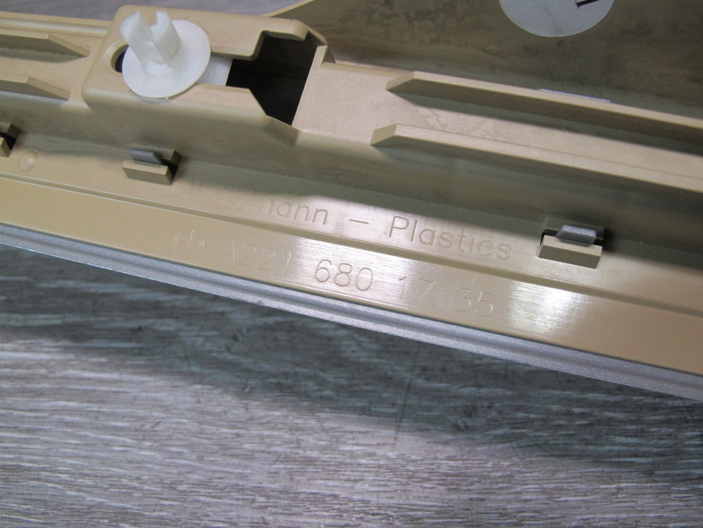 07-13 Mercedes W221 S-class Rear Left & Right Door Scuff Sill Plate Trim Set OEM