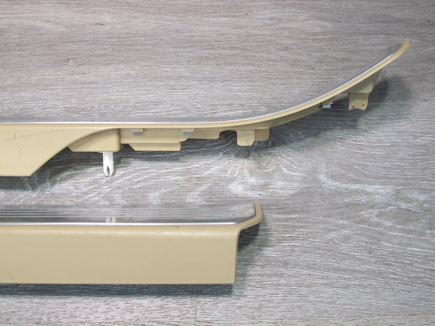 07-13 Mercedes W221 S-class Rear Left & Right Door Scuff Sill Plate Trim Set OEM