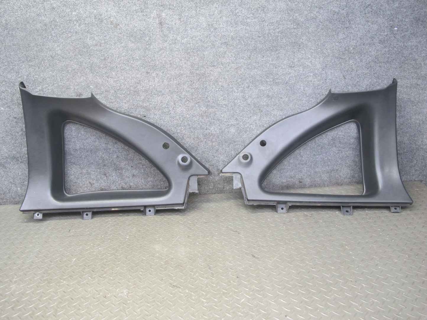 90-96 Nissan Z32 300ZX 2+2 Rear Left & Right Quarter Window Upper Trim Cover OEM