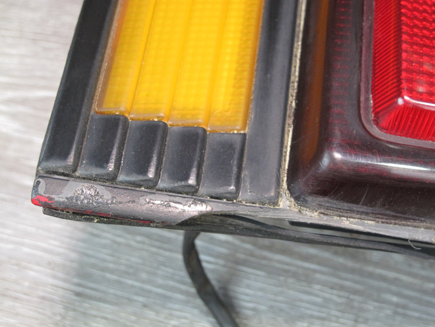 87-89 Toyota MR2 Rear Taillight Lamp Side Marker Light License Plate Set OEM