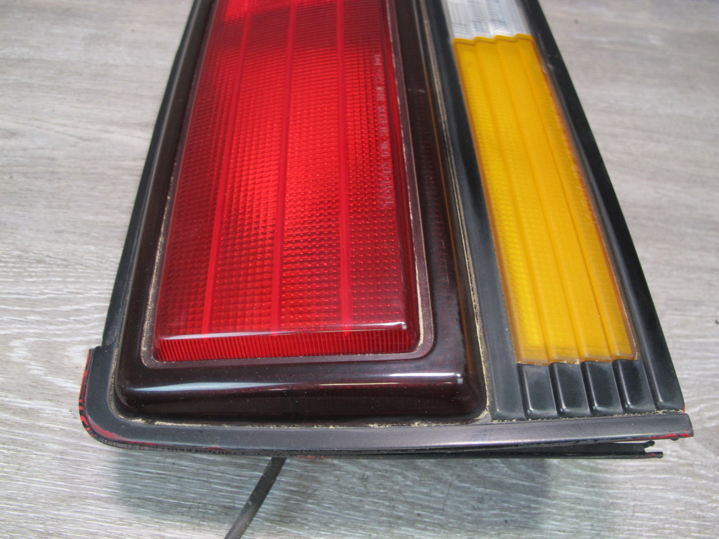 87-89 Toyota MR2 Rear Taillight Lamp Side Marker Light License Plate Set OEM