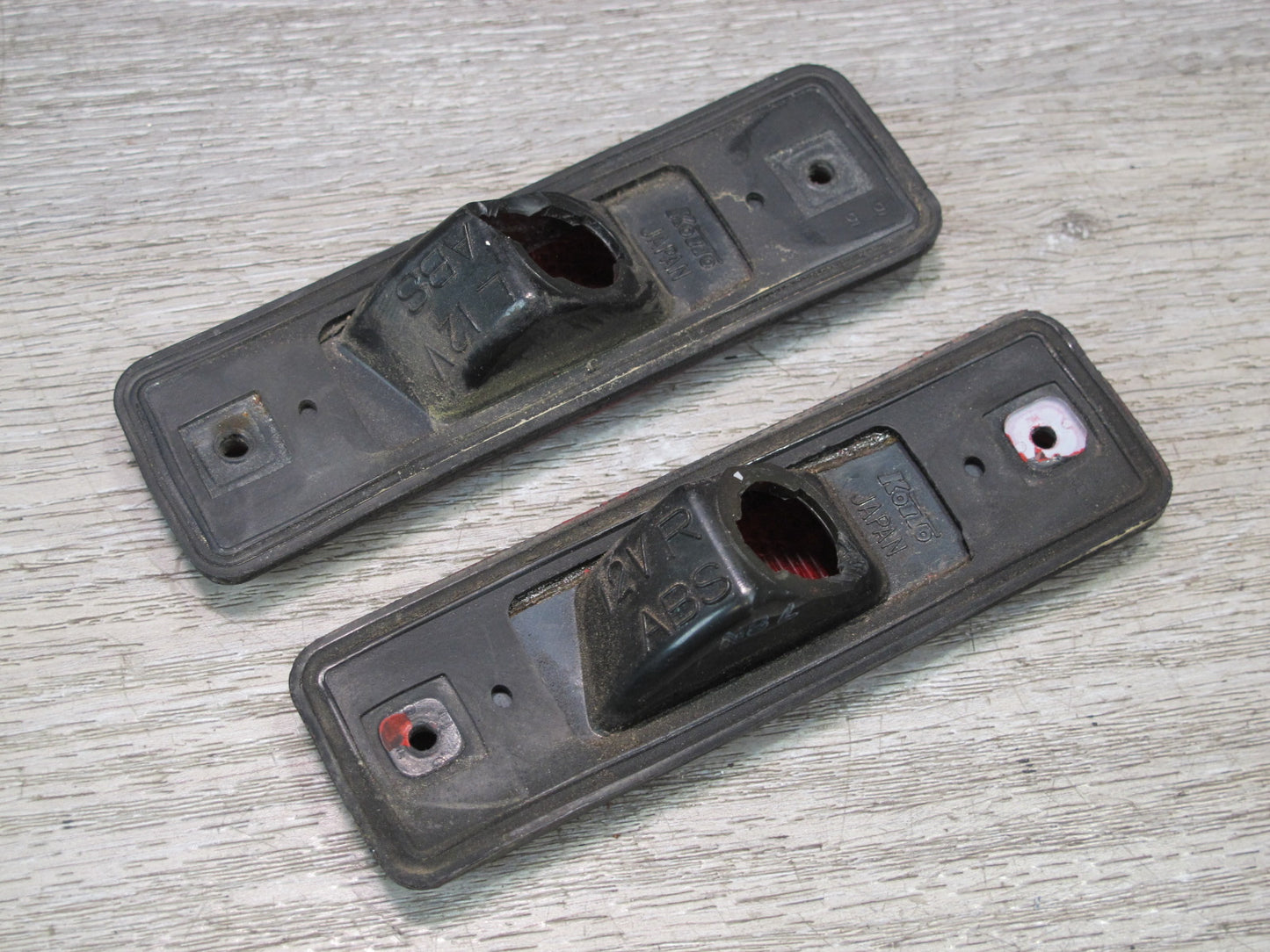 87-89 Toyota MR2 Rear Taillight Lamp Side Marker Light License Plate Set OEM