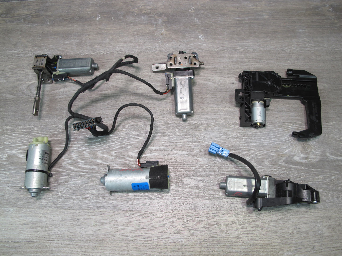 07-13 Mercedes W221 S-class Front Left Driver Seat Adjustment Motor Set 6pcs OEM