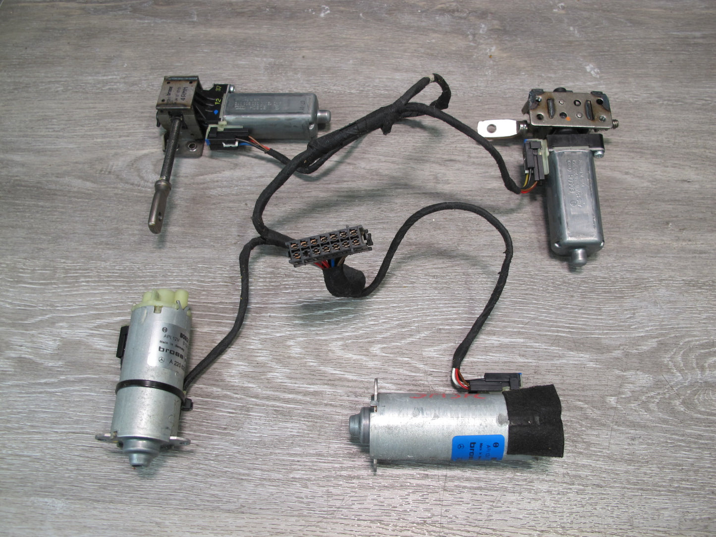 07-13 Mercedes W221 S-class Front Left Driver Seat Adjustment Motor Set 6pcs OEM