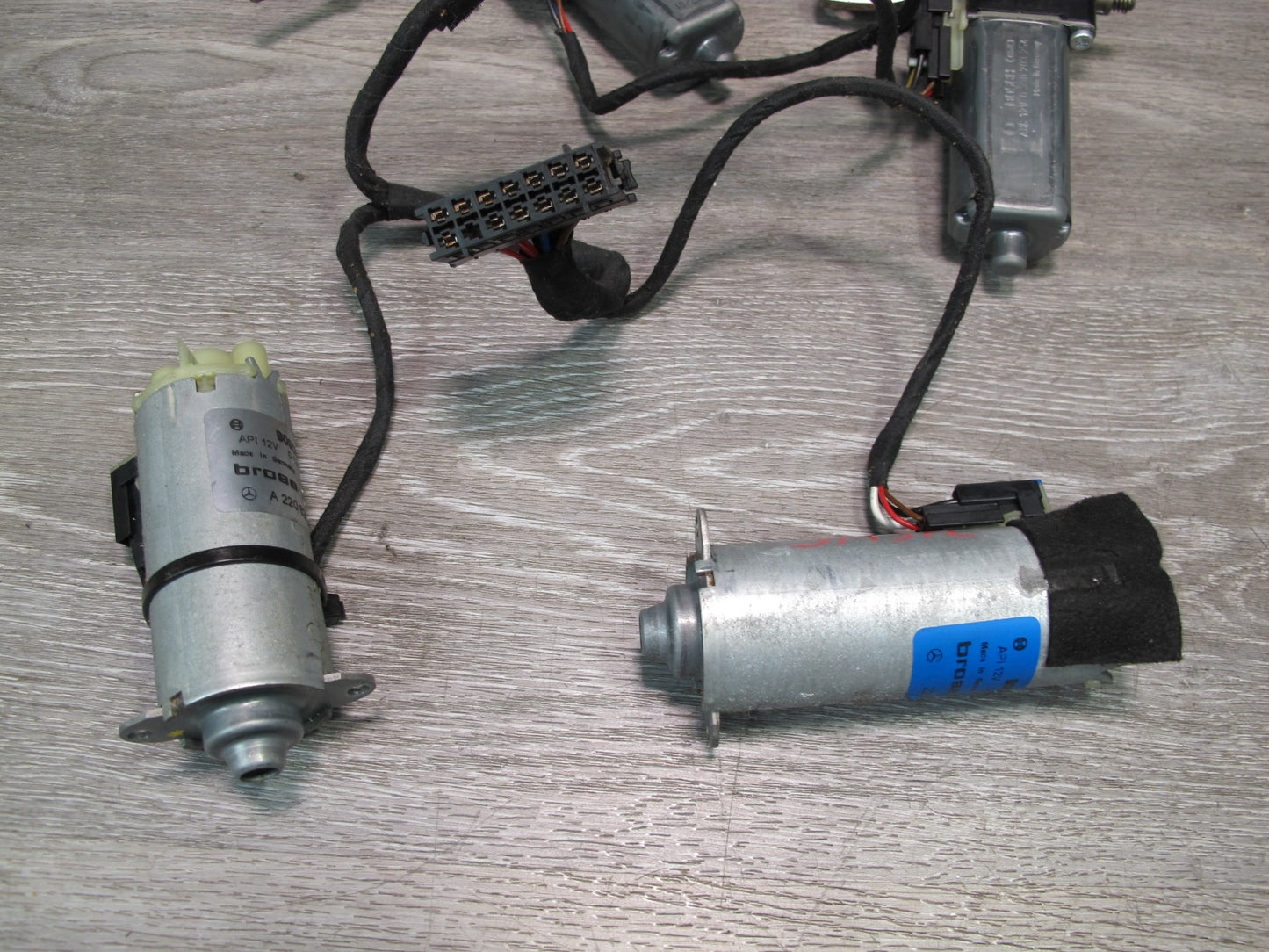 07-13 Mercedes W221 S-class Front Left Driver Seat Adjustment Motor Set 6pcs OEM