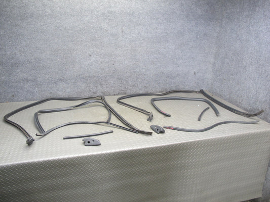 90-96 Nissan Z32 300ZX 2+2 Left & Right Door & T-top Weatherstrip Seal Set OEM