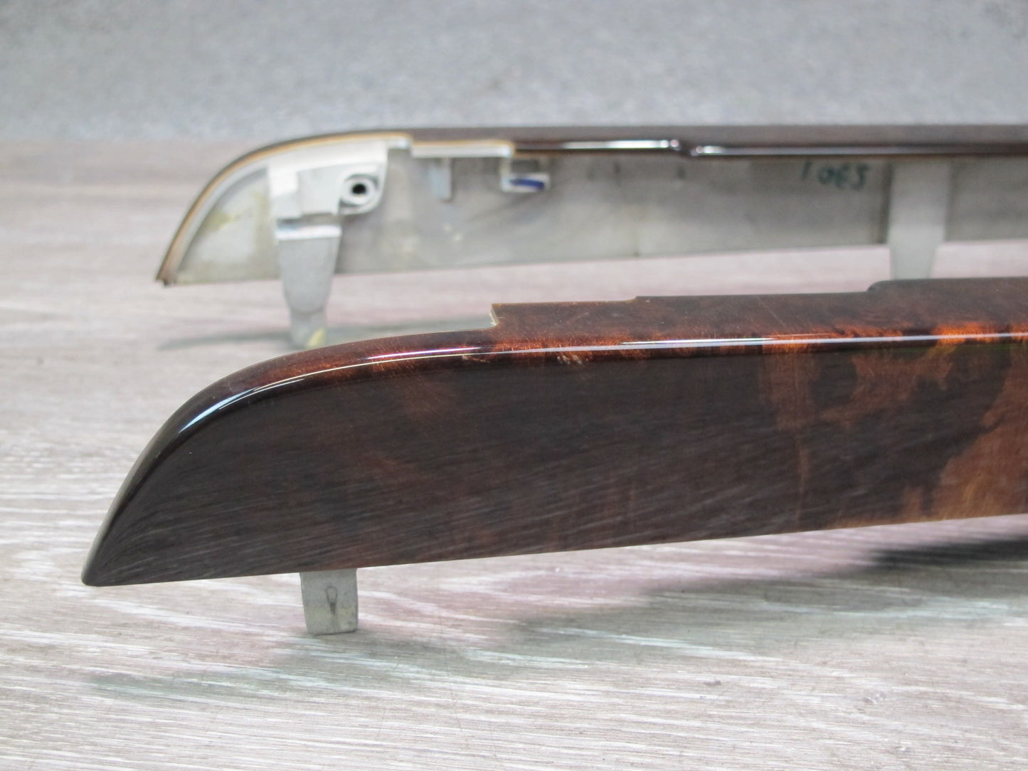 07-13 Mercedes W221 S-class Center Console Woodgrain Molding Trim Set OEM