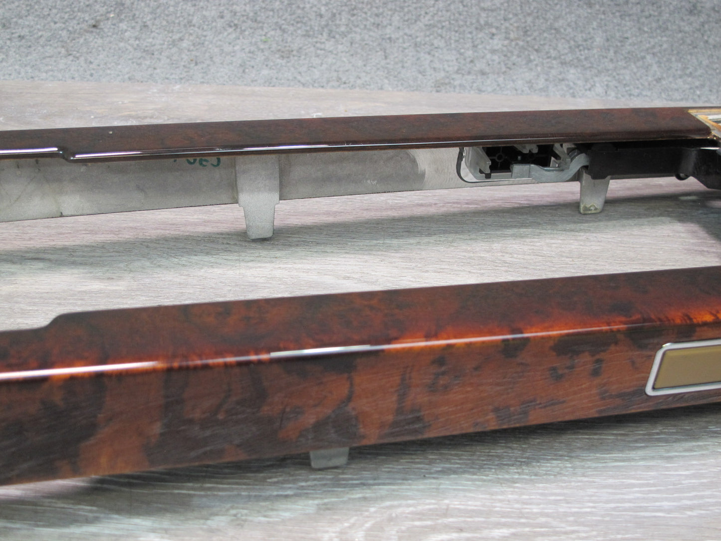 07-13 Mercedes W221 S-class Center Console Woodgrain Molding Trim Set OEM