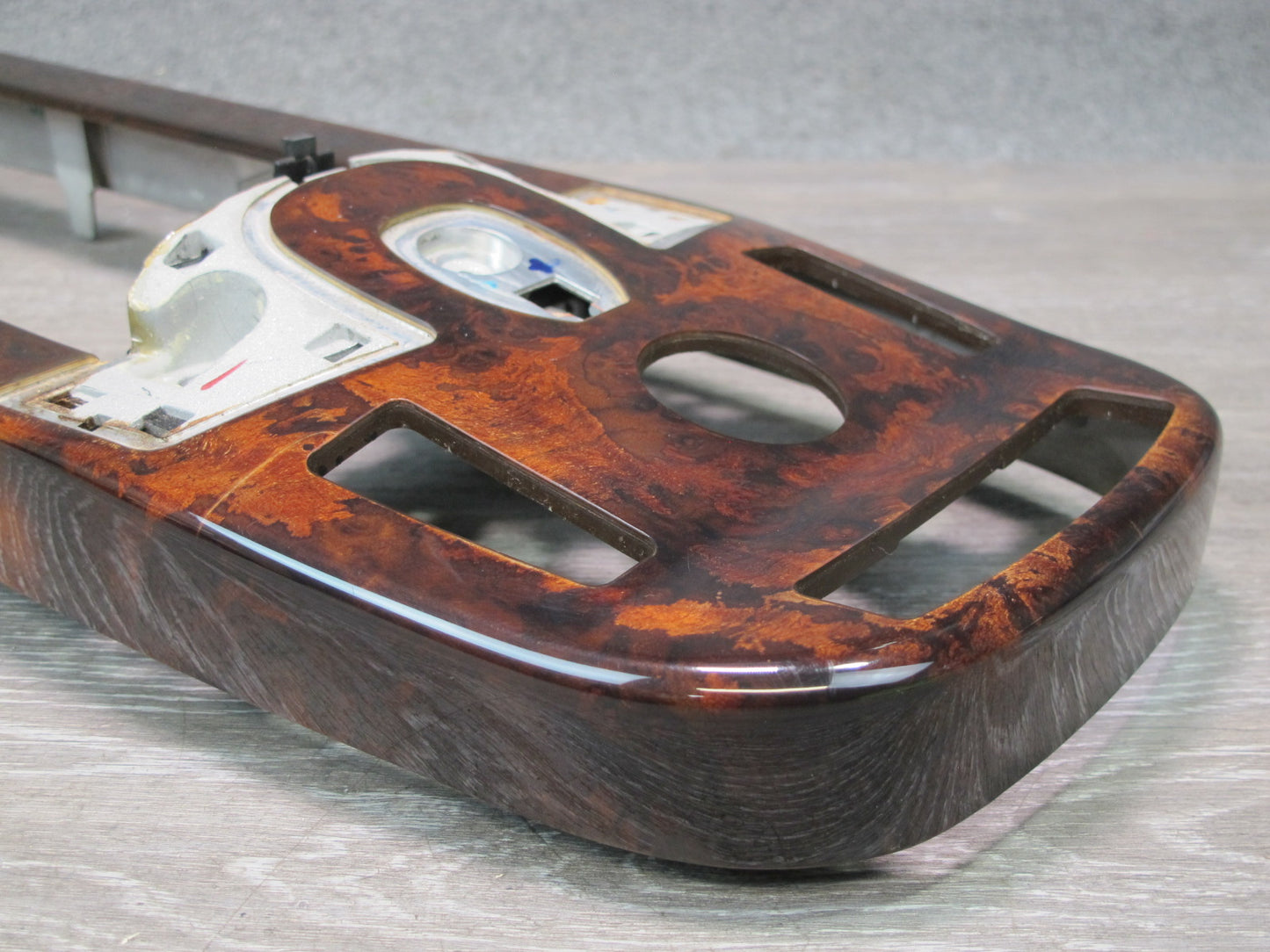 07-13 Mercedes W221 S-class Center Console Woodgrain Molding Trim Set OEM