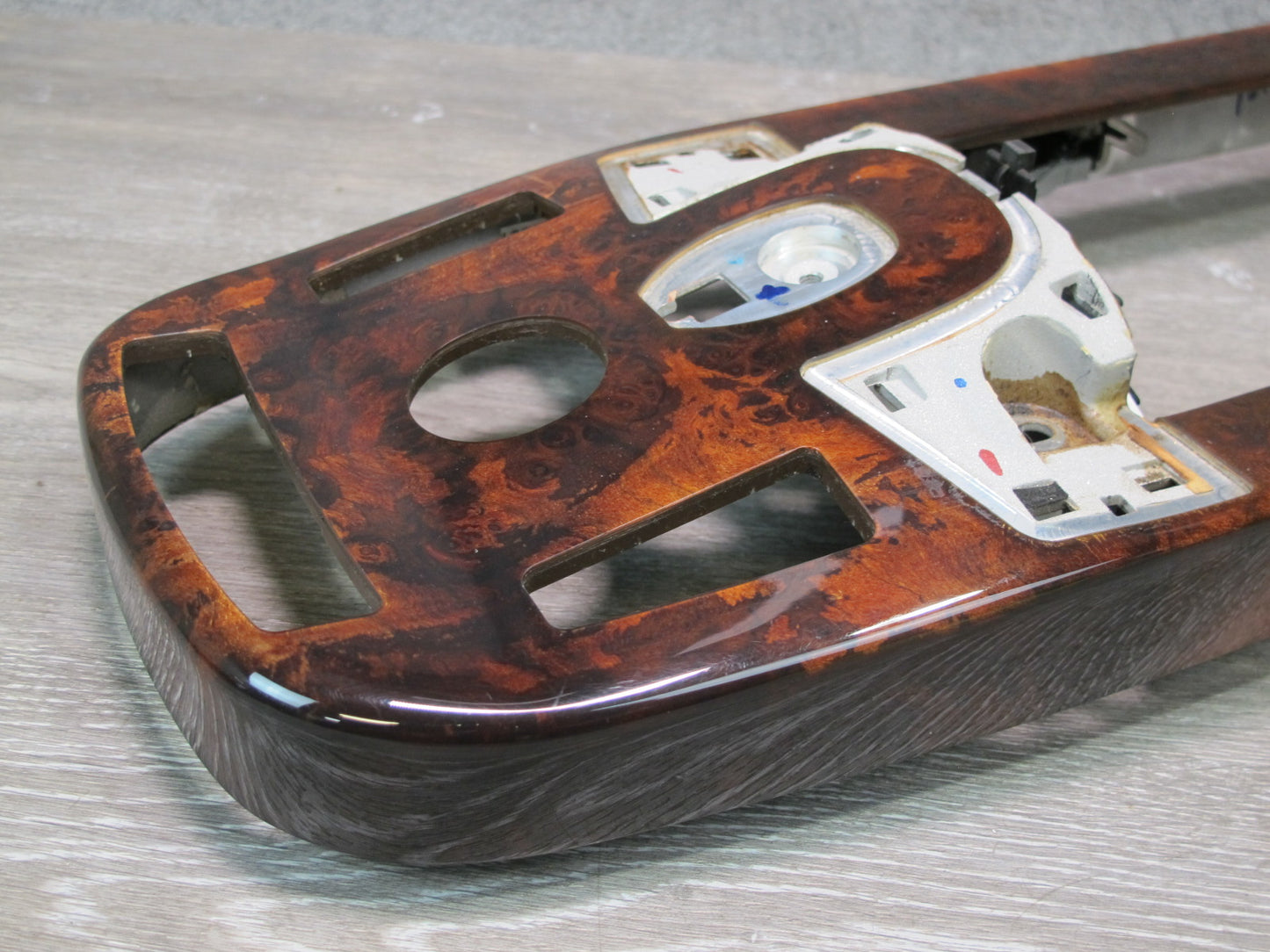 07-13 Mercedes W221 S-class Center Console Woodgrain Molding Trim Set OEM