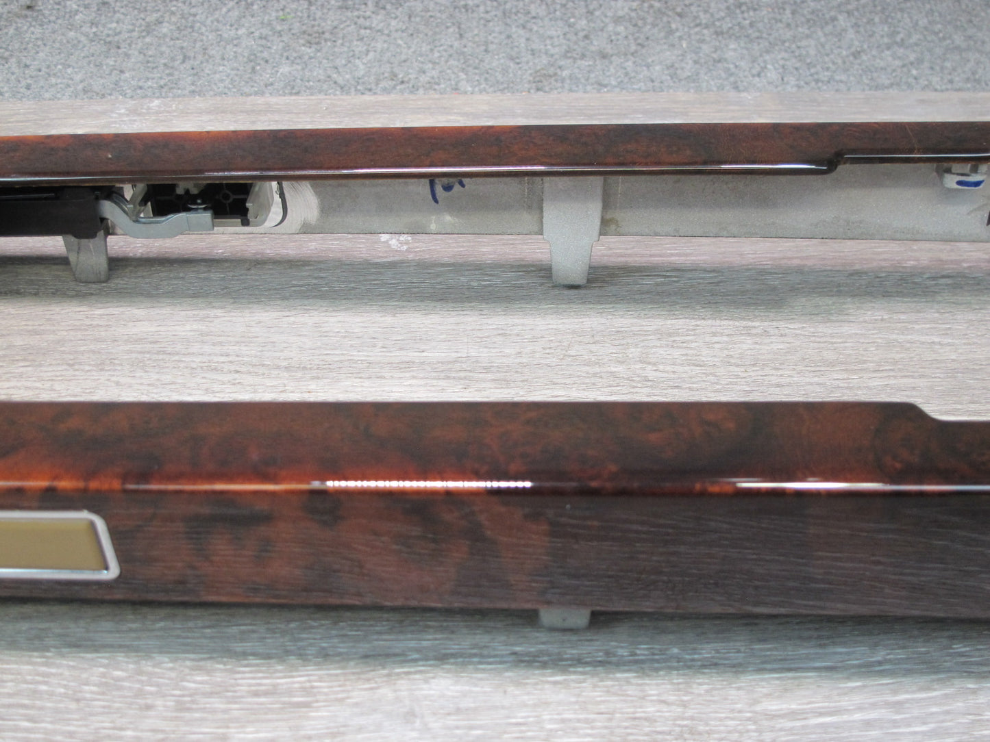 07-13 Mercedes W221 S-class Center Console Woodgrain Molding Trim Set OEM