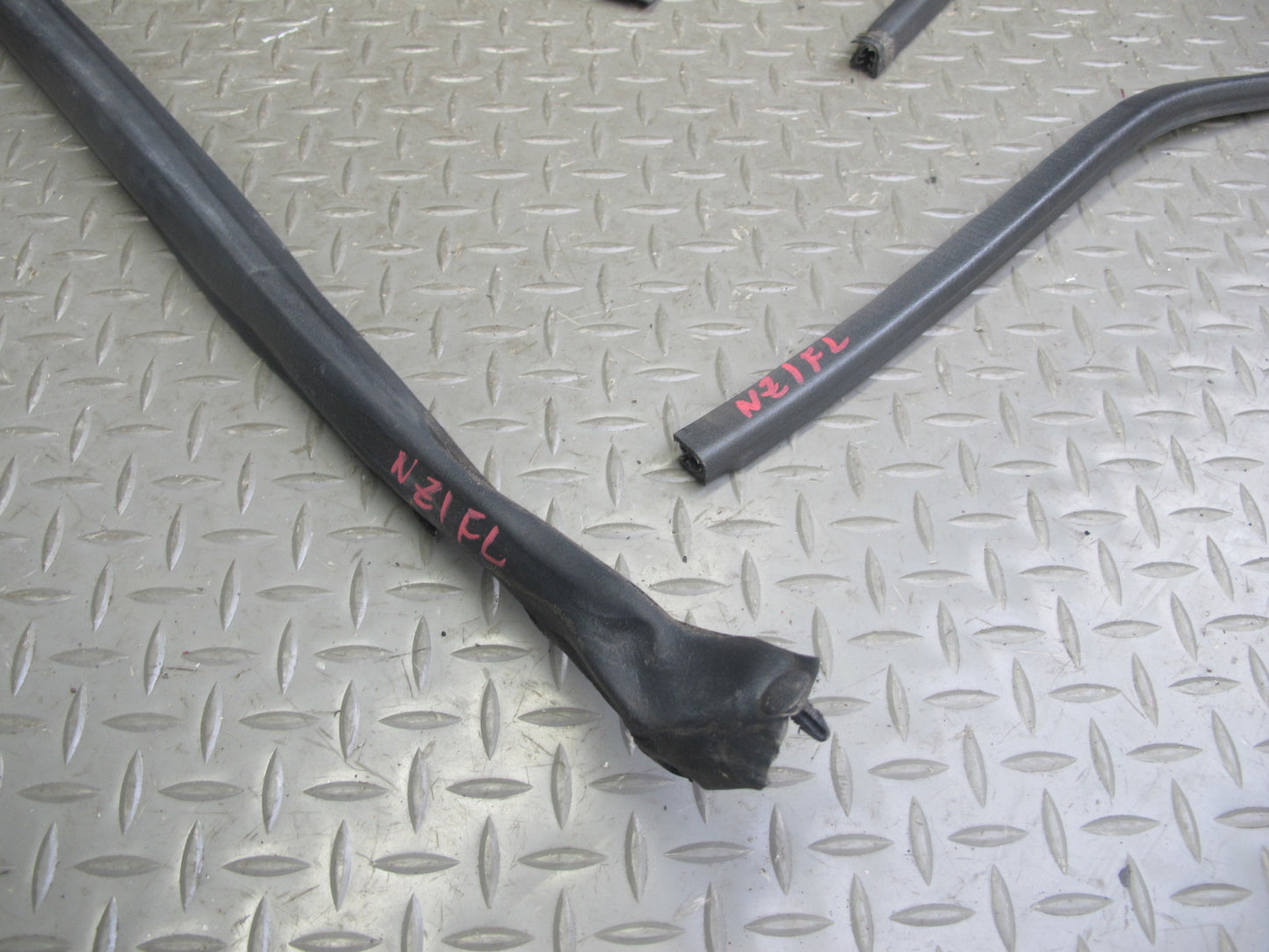 90-96 Nissan Z32 300ZX 2+2 Left & Right Door & T-top Weatherstrip Seal Set OEM