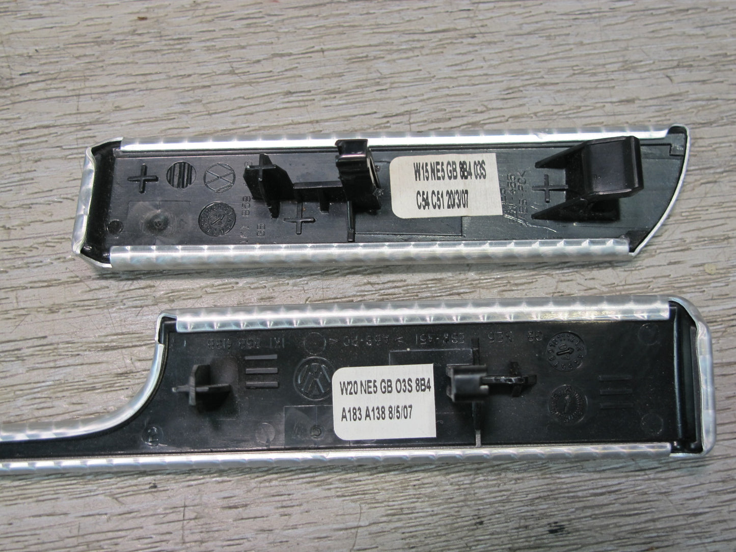 2008 VW Golf R32 MK5 VR6 Dash Center Ashtray Door Interior Trim Panel Set OEM