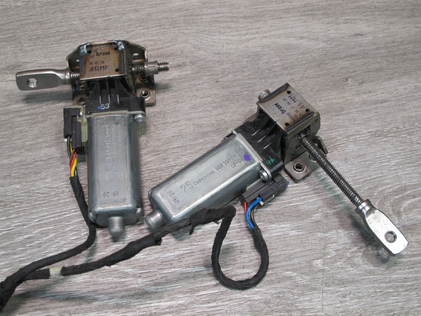 07-13 Mercedes W221 S-class Front Right Seat Adjustment Motor Set 6pcs OEM