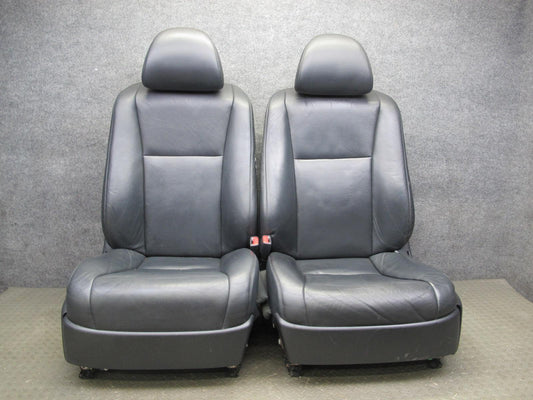 08-09 Lexus LS600h Set of 2 Front Left & Right Leather Power Seat Black OEM