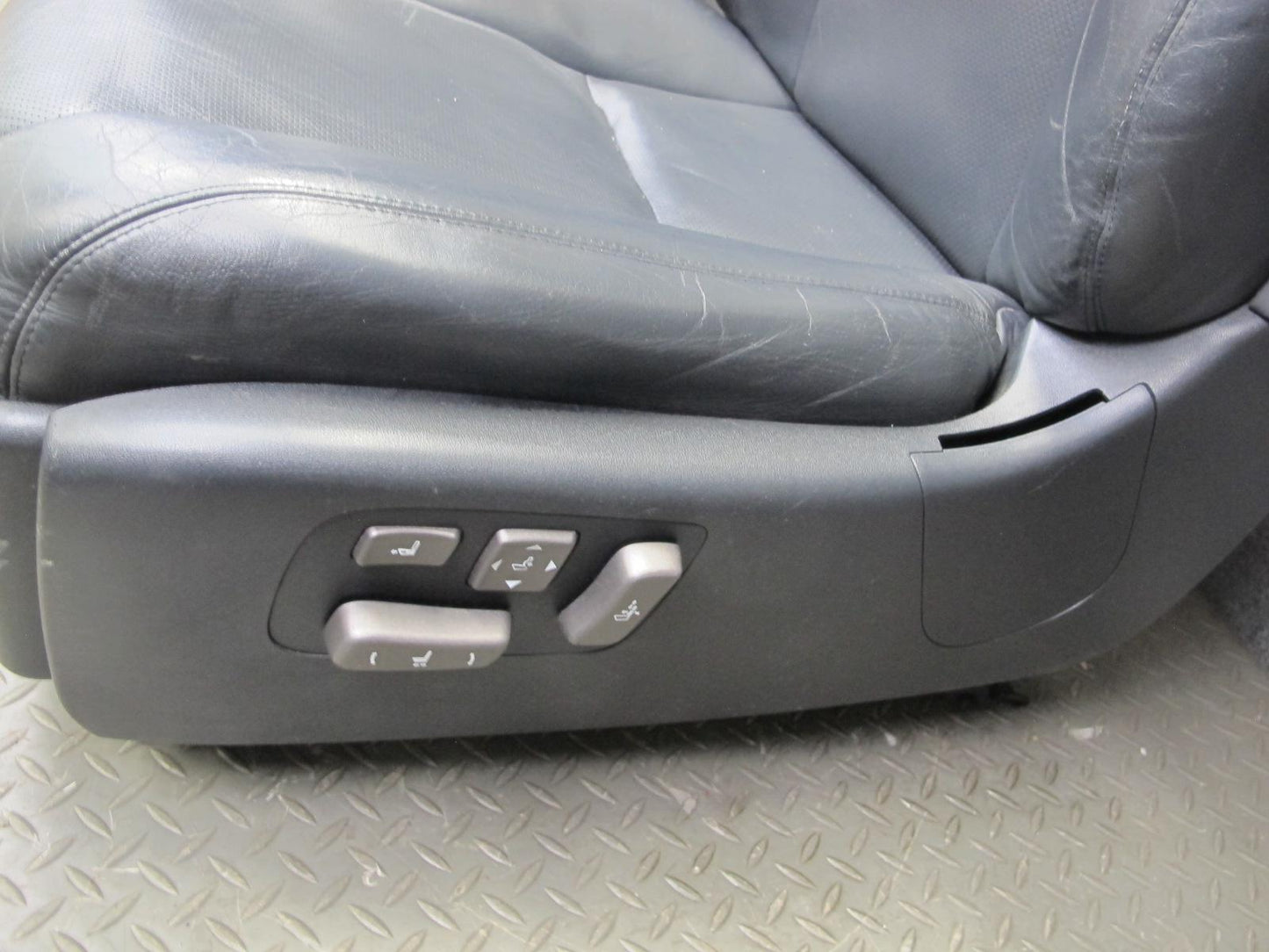 08-09 Lexus LS600h Set of 2 Front Left & Right Leather Power Seat Black OEM