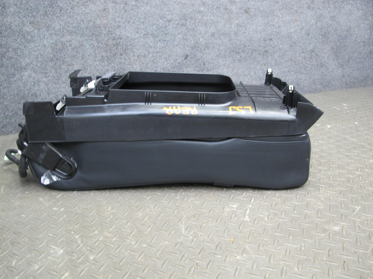 2008 Lexus LS600h Rear Seat Center Leather Armrest Black w Switch Panel OEM