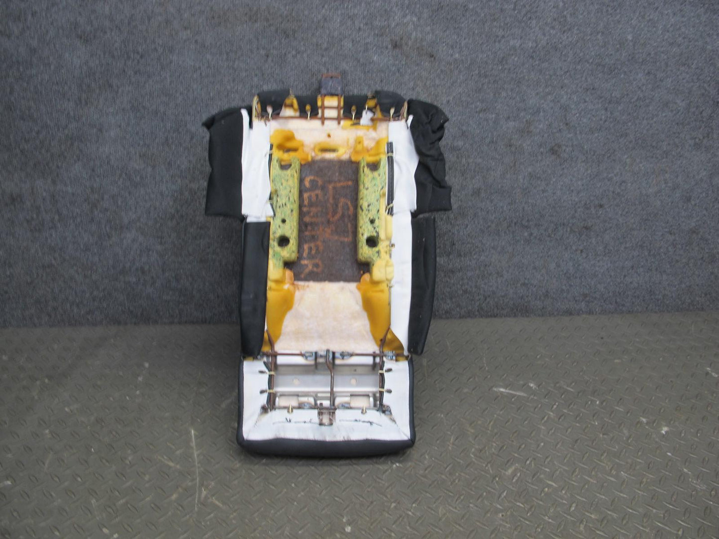 08-09 Lexus LS600h Rear Seat Center Lower Cushion Leather Black OEM