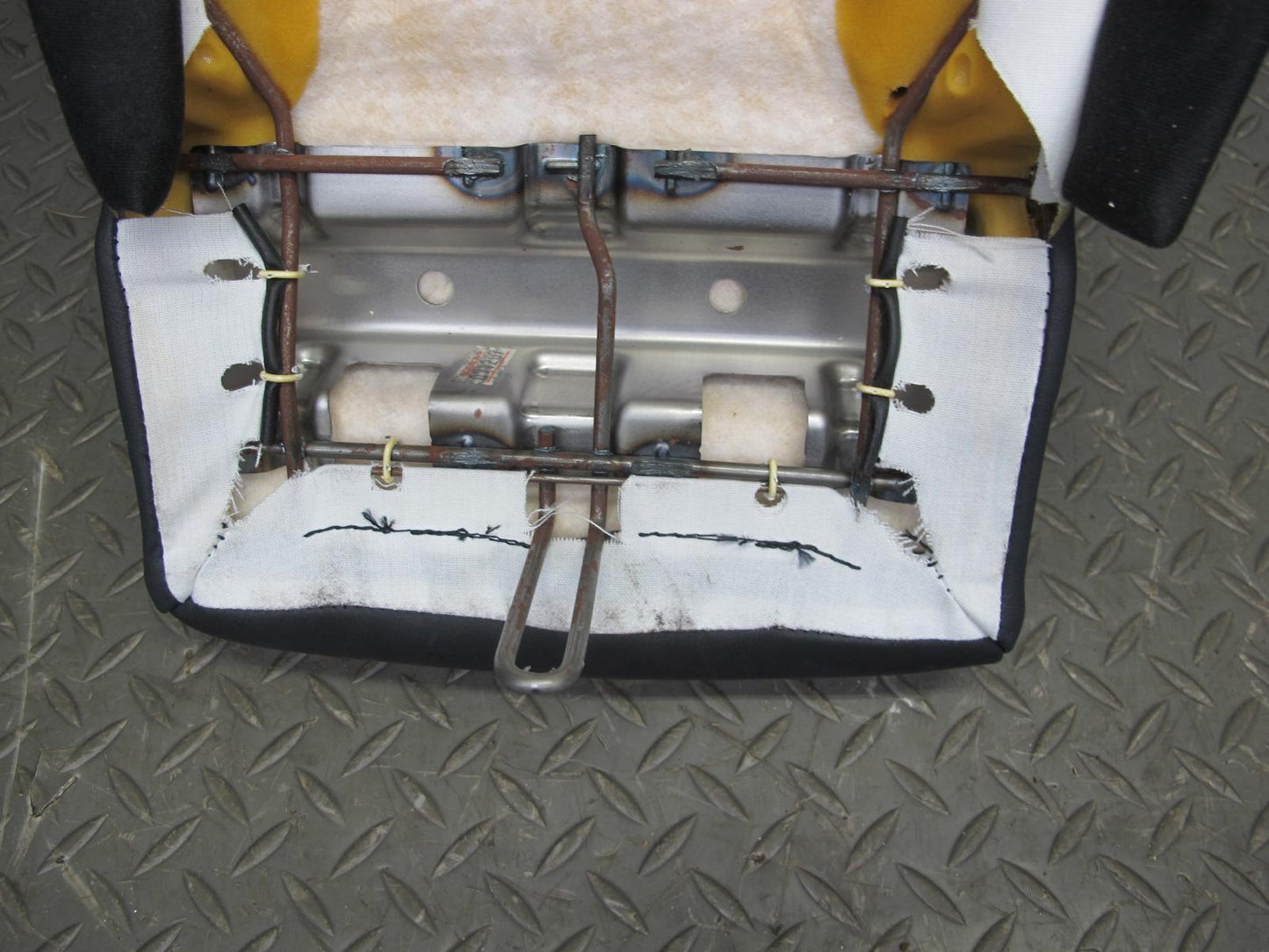 08-09 Lexus LS600h Rear Seat Center Lower Cushion Leather Black OEM