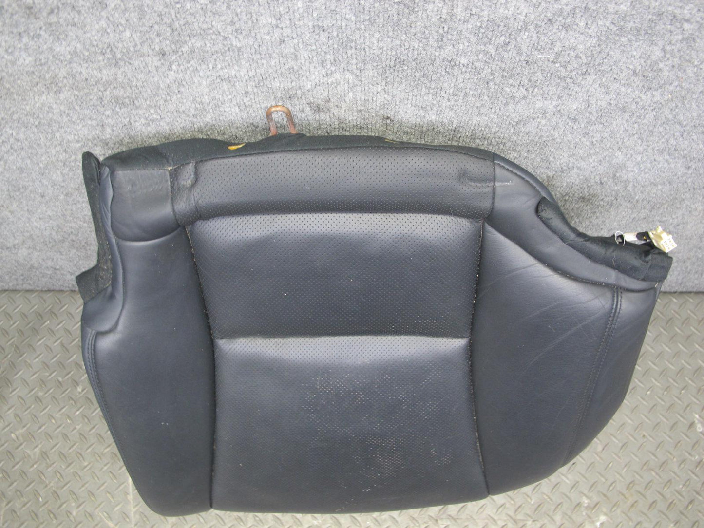07-08 Lexus LS600h LS460 Rear Left Leather Seat Lower Cushion Black OEM
