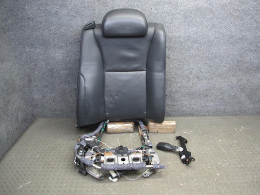 2008 Lexus LS600h Rear Right Leather Seat Upper Cushion Black w Adjust Frame OEM