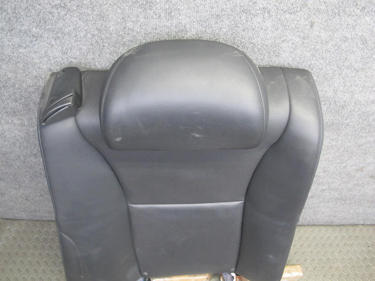 2008 Lexus LS600h Rear Right Leather Seat Upper Cushion Black w Adjust Frame OEM