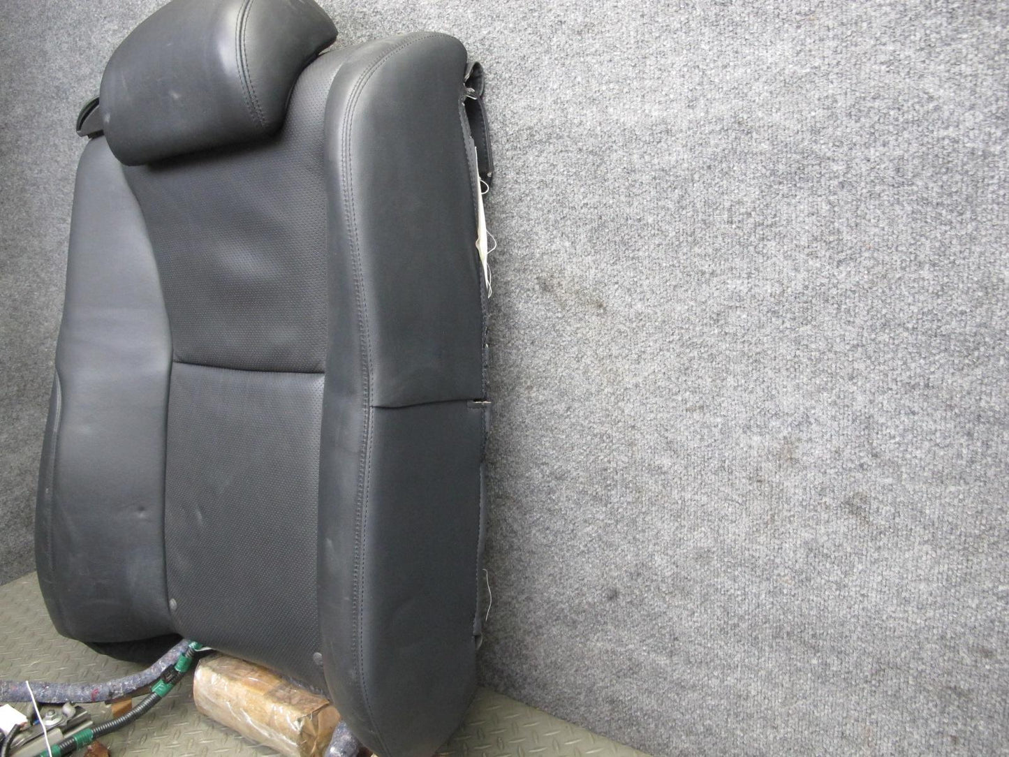 2008 Lexus LS600h Rear Right Leather Seat Upper Cushion Black w Adjust Frame OEM