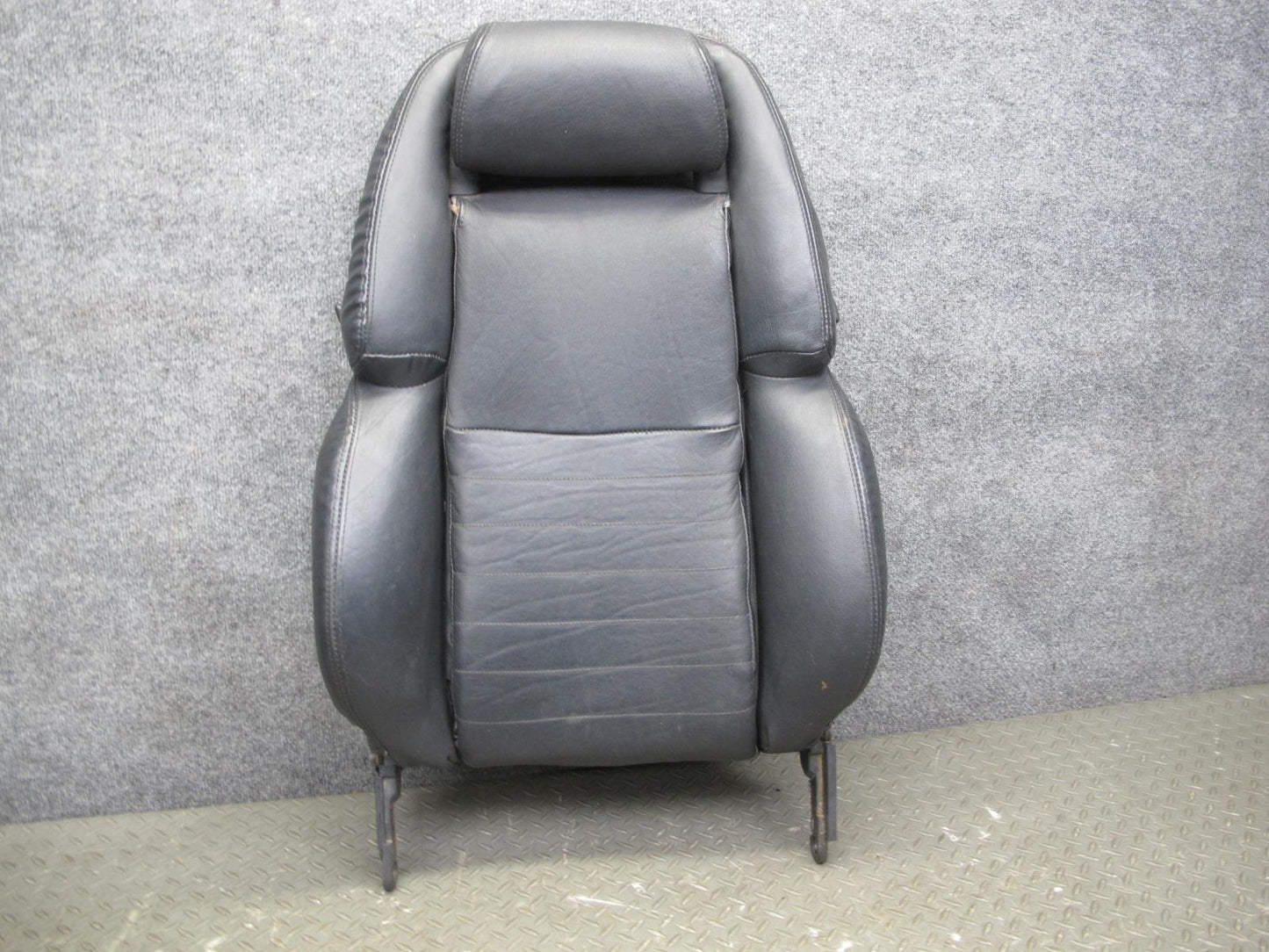 90-96 Nissan Z32 300ZX Front Right Seat Upper Backrest Leather Cushion Black OEM